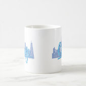 Mug Chicago Skyline de la ville venteuse (Centre)