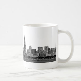 Mug Chicago Skyline Etché