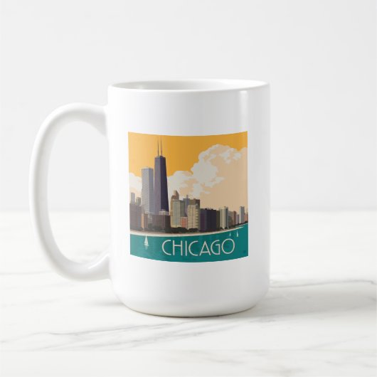 Mug Chicago | Skyline moderne (Gauche)