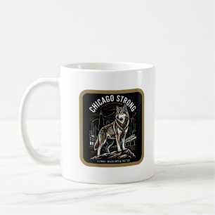 Mug Chicago Strong Grey Wolf Grande Migration Héritage