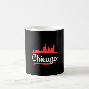 Mug Chicago USA City Skyline Skyline Drôle idée cadeau