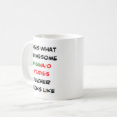 Mug chicano/professeur d'études, génial (Devant gauche)