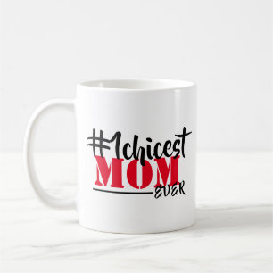 Mug Chicest maman jamais moderne manuscrit
