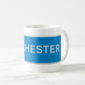 Mug Chichester roadsign (Devant droit)