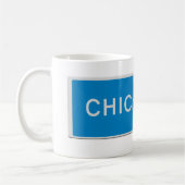 Mug Chichester roadsign (Gauche)