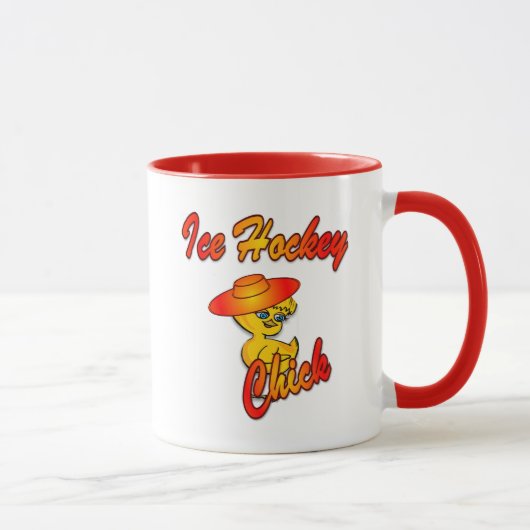 Mug Chick de hockey Ice #5 (Droite)