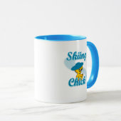 Mug Chick de ski #3 (Devant droit)