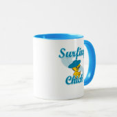 Mug Chick de surf #3 (Devant droit)
