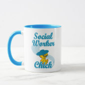 Mug Chick ouvrier social #3 (Gauche)