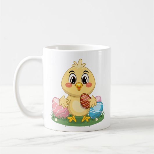 Mug Chick Pâques mignon (Gauche)