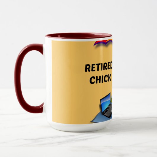 Mug Chick retraité (Gauche)