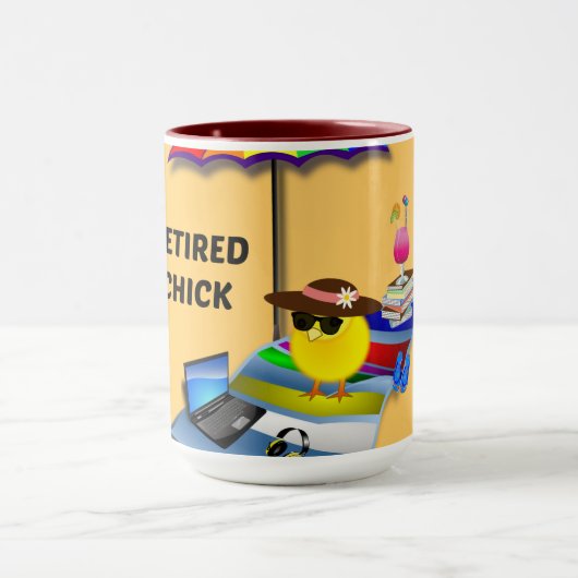 Mug Chick retraité (Centre)