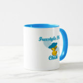 Mug Chick Ski Freestyle #3 (Devant droit)
