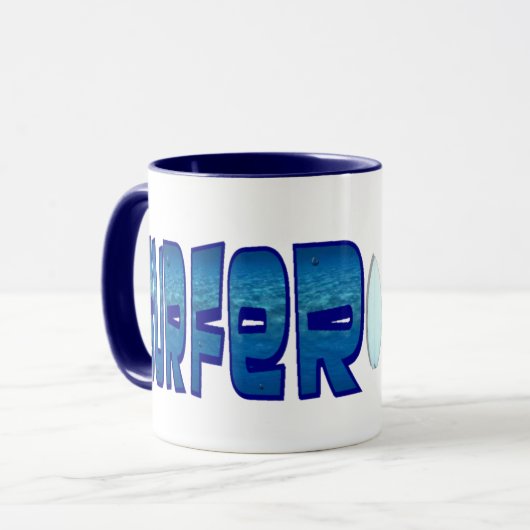 Mug Chick surfer (Devant gauche)