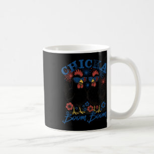 Mug Chicka Boom Boom Patriotique Poulets 4 juillet Eta
