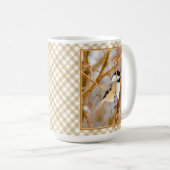 Mug Chickadee au plafond noir - Photo originale (Devant droit)