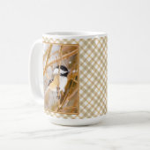 Mug Chickadee au plafond noir - Photo originale (Devant gauche)
