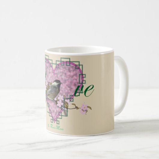 Mug Chickadee d'AMOUR (Devant droit)