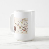 Mug Chickadee ne recueillant "aucun chat permis " (Devant gauche)