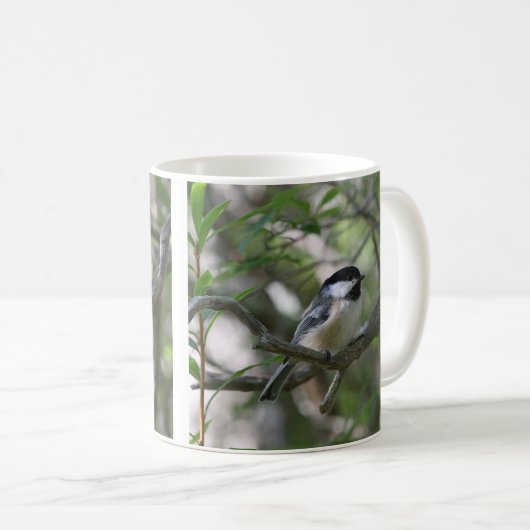 Mug chickadee Noir-couvert (Devant droit)