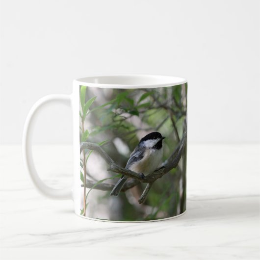 Mug chickadee Noir-couvert (Gauche)