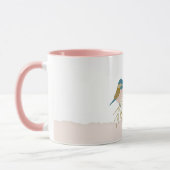 Mug Chickadee Sweet Dee Motif Floral Or rose (Gauche)