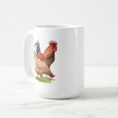 Mug Chicken And Rooster Art, Poultry, Farm Animals (Devant gauche)