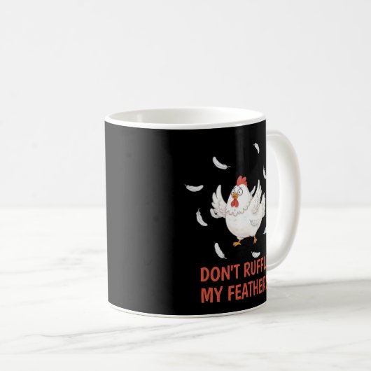 Mug Chicken Feathers (Devant droit)