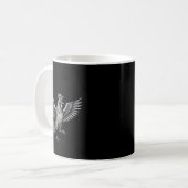 Mug Chicken Meme Caw Funny Sayings Rooster Humor Quote (Devant gauche)