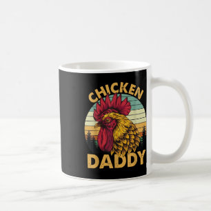 Mug Chicken Papa Rooster Vintage Pour Papa Farmer Fath