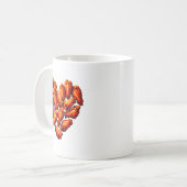 Mug Chicken Wings Are My Valentine Heart Funny Valenti (Devant gauche)
