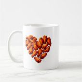 Mug Chicken Wings Are My Valentine Heart Funny Valenti (Gauche)