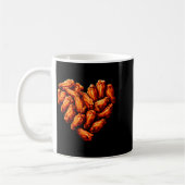 Mug Chicken Wings Are My Valentine Heart Funny Valenti (Gauche)
