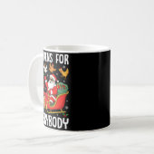 Mug Chickens For Everybody Santa Chicken Farmer Comfor (Devant gauche)