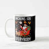 Mug Chickens For Everybody Santa Chicken Farmer Comfor (Gauche)