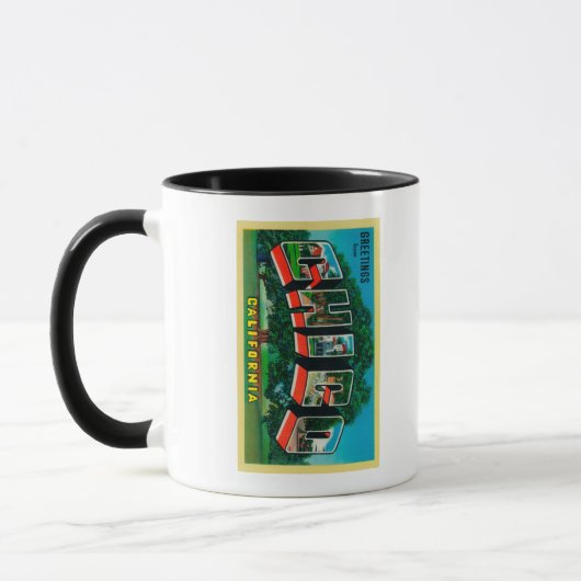 Mug Chico, Californie - Scènes de grandes lettres (Gauche)