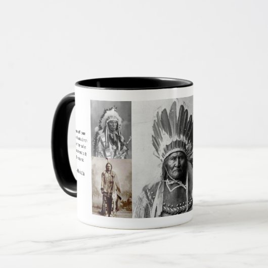 Mug "Chieftains" d'Indiens d'Amérique (Devant gauche)