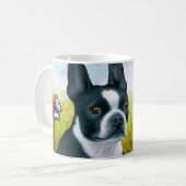Mug Chien 134 Papillon du Terrier de Boston (Devant gauche)