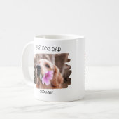 Mug Chien 2 Modèle photo Meilleur Chien Papa (Devant gauche)