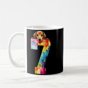 Mug Chien 7 Ans Anniversaire Teckel