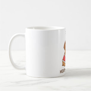 Mug Chien À Balle Mignonne En Tenue De Santa Claus Joy