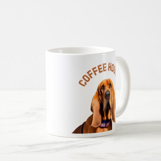 Mug Chien à café (Devant droit)