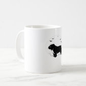 Mug Chien à Chien - Halloween Moon Silhouette Ov (Devant gauche)