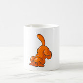 Mug Chien à col orange