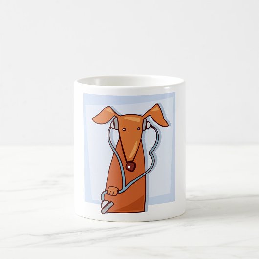 Mug Chien à écouter de la musique drôle casque Pup