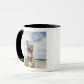 Mug chien à la plage (Devant gauche)