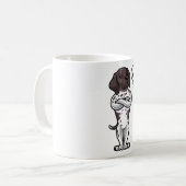 Mug Chien à pointer allemand têtu (Devant gauche)