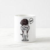 Mug Chien à pointer allemand têtu (Centre)