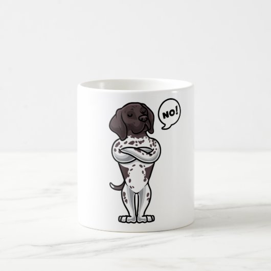 Mug Chien à pointer allemand têtu (Centre)