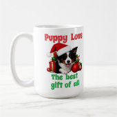 Mug Chien adorable de Noël (Gauche)